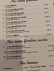 La Grange De Christina menu