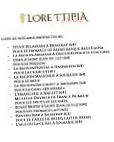 Le Lore Ttipia menu