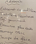 Le Comptoir De La Poste menu