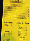 Gonzalez Mexican menu