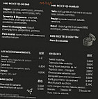 Bistro Zakka menu