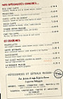 Le Caffe menu