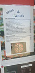 Pizzeria Les Arcades Tel 0475513885 menu