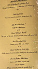 Ashes Restaurant Bar menu