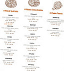 Pizzeria O Plaisir menu