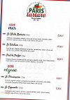 Paris Tartare menu