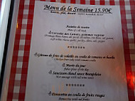 A la Traboule menu