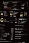 Bouche B menu