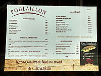 Poulaillon menu