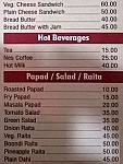 Geeta Restaurant menu