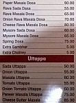 Geeta Restaurant menu