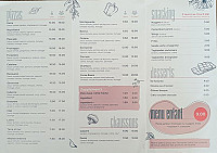 Le Chantaco menu