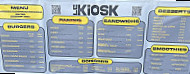 Le Kiosk menu