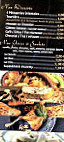 O'saveurs menu