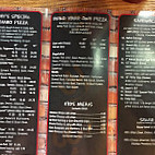 Bob & Tony's Pizza menu