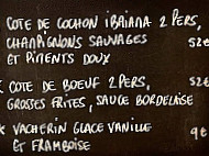 Le Pim'Pi menu