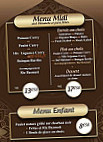 Shahhi Mahal menu