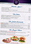 Le Balthazar menu