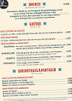 Creperie L'atelier Artisan Crepier Mabillon menu