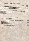 Il Cappuccino menu