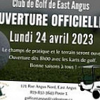 Club De Golf East Angus menu