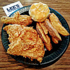 Lee's Famous Recipe Chicken inside