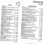 Pizzeria Stella menu