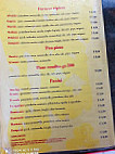 Pizzeria Zampano menu