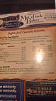 Buffalo Jacks menu