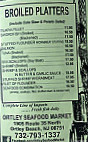 Ortley Fish Market menu
