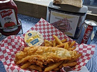 Lakeport Fish & chips inside