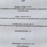 La Coulée Douce Cardápio