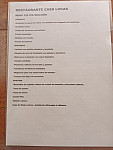 Casa Lucas menu