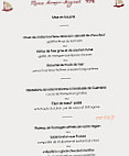 Le Bretagne menu