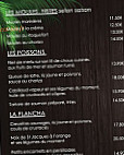 Canoa menu