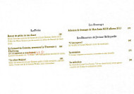 Bistrot Le Petit Paris menu