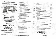 Historisches Wirtshaus Zum Goldenen Kreuz menu