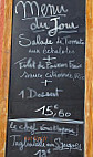Le Point Cardinal menu