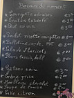 Bocaux De Liens menu