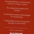 Baptist Wondelgem menu