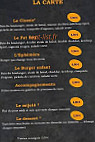 Le Truck Du Terroir menu
