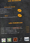 Le Truck Du Terroir menu