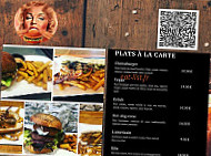 A Cantina Burger menu