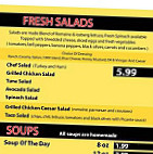 Bill Ruth's Subs And Burgers Pryor menu