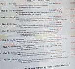 Restau Thai menu