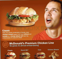 Mcdonald's menu