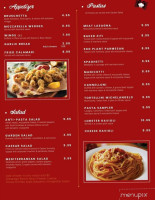 Chef Remzi Italian menu