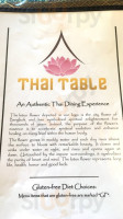 Thai Table food