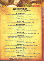 Pepino's menu