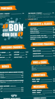 Bon Deh Burger By Zeus menu